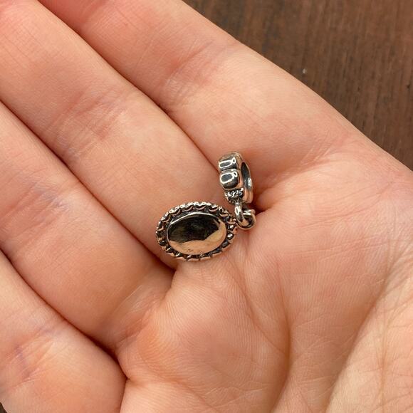 Authentic Pandora Sterling Silver Loving Aunt Family Dangle Bead with Zirconia - Picture 3 of 5